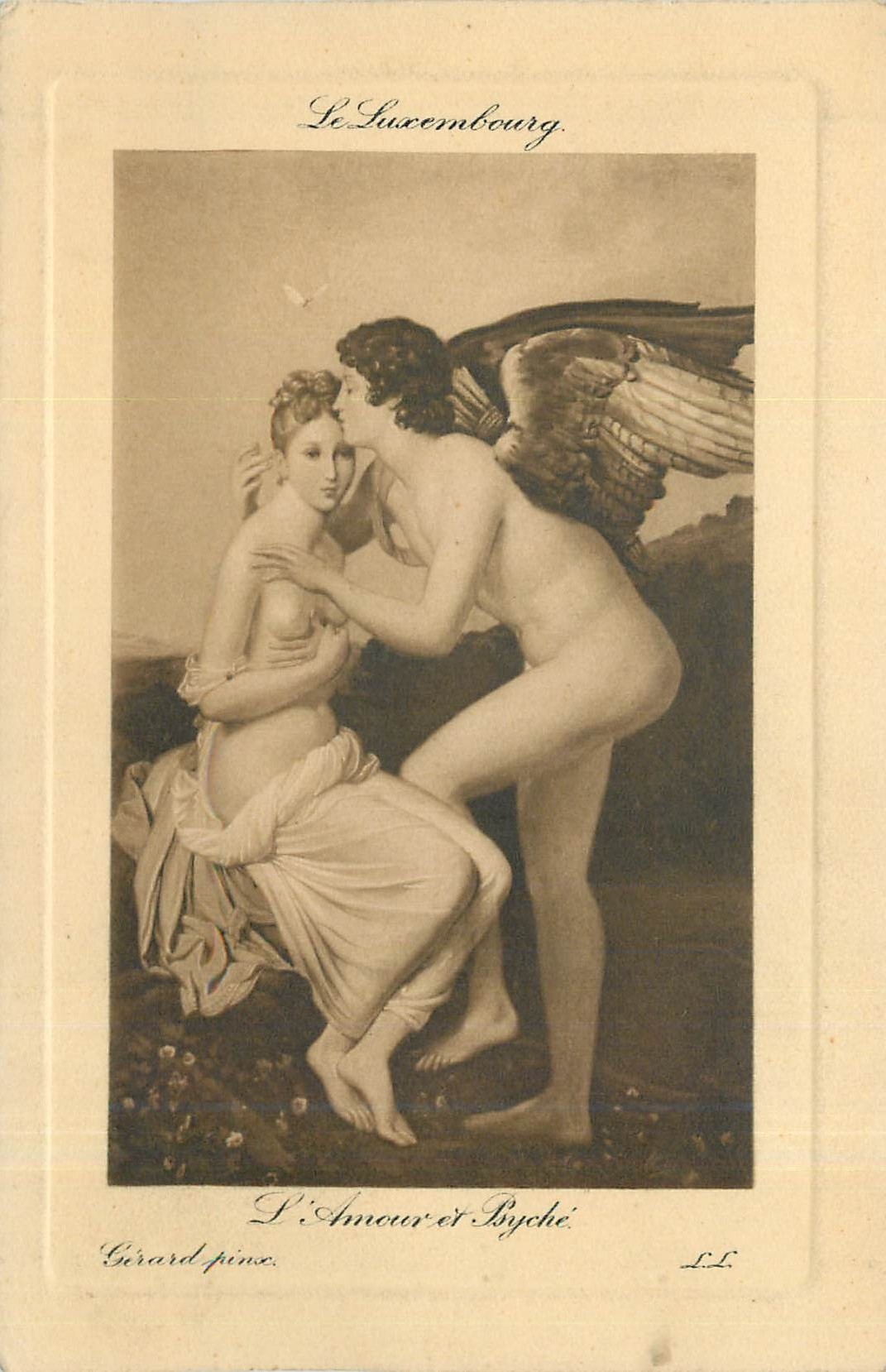 CPA Le Luxembourg l'Amour et Psyche 