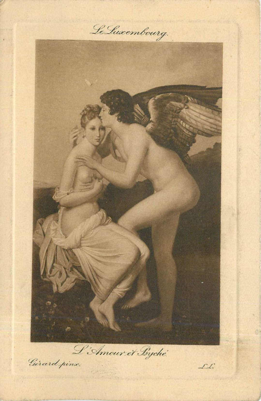 CPA Le Luxembourg l'Amour et Psyche 