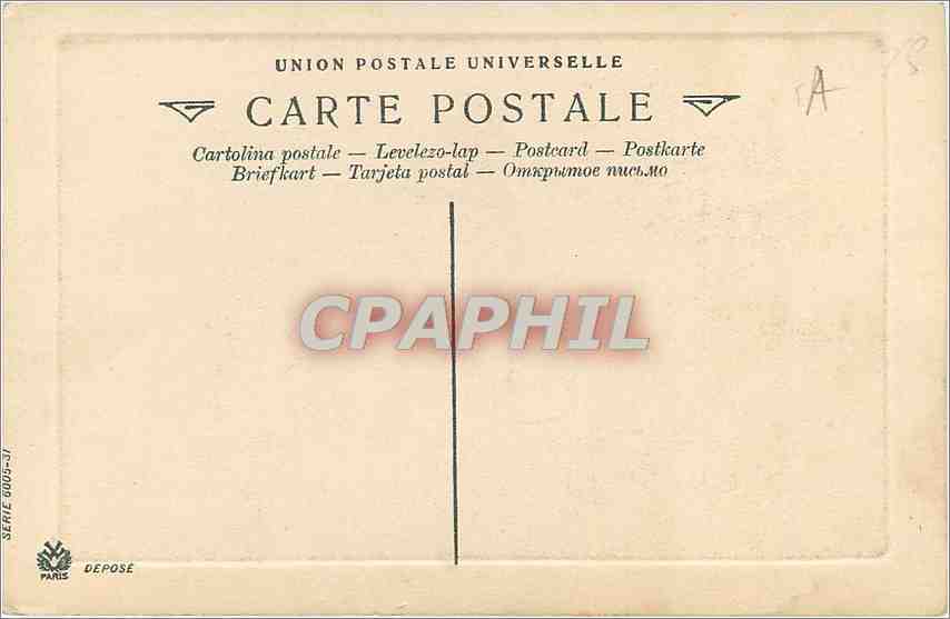 CPA Le Luxembourg l'Amour et Psyche  — Rückseite