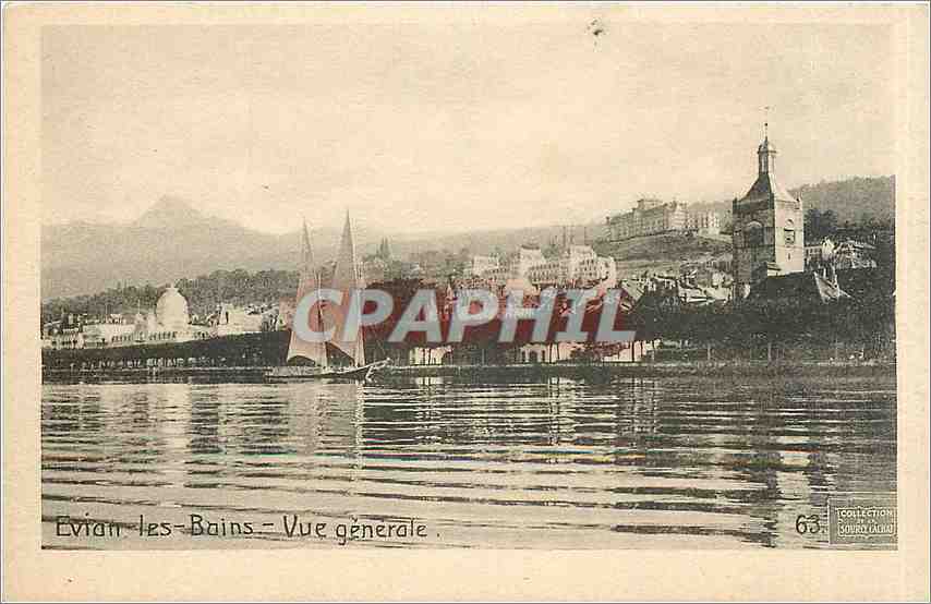 CPA Evian les Bains Vue generale 