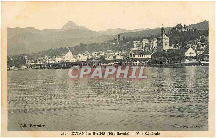 CPA Evian les Bains Hte Savoie Vue Generale 