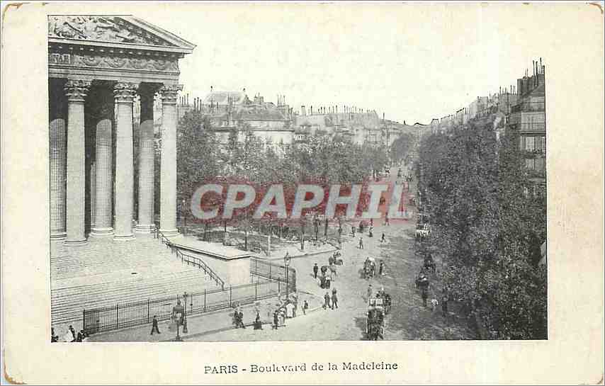 CPA Paris Boulevard de la Madeleine 