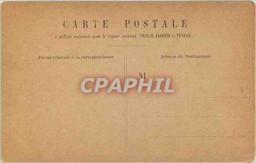 CPA Paris Boulevard de la Madeleine  — Verso