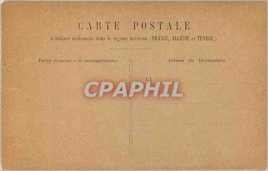 CPA Paris Palais du Luxembourg  — Rückseite