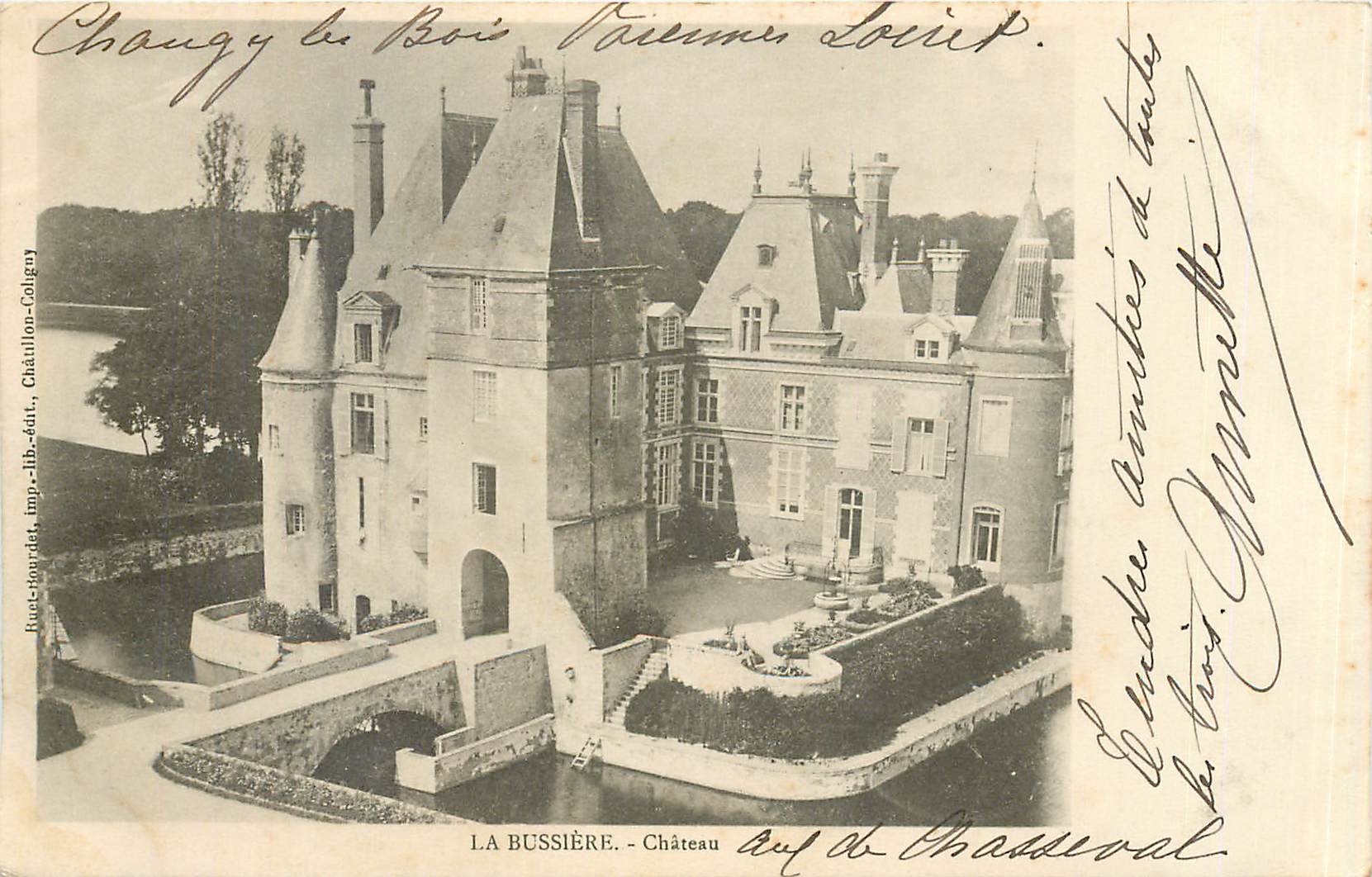 CPA La Bussiere Chateau 