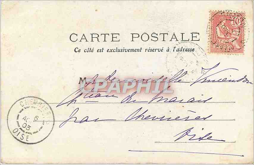 CPA Environs d'Issoire La Ribeyre et St Ivoine — Rückseite