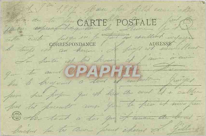 CPA Bourg Place Carriat et la Comedie  — Rückseite