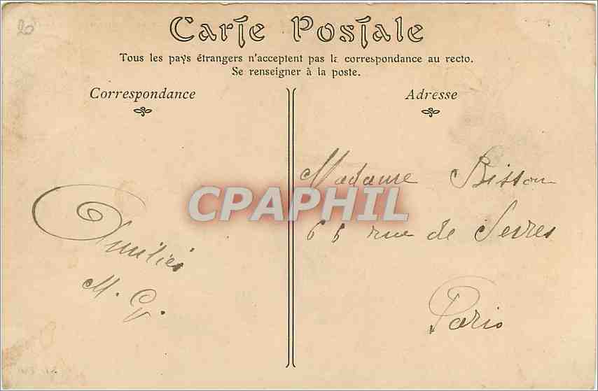 CPA Le Havre Vue generale prise de Notre Dame  — Rückseite