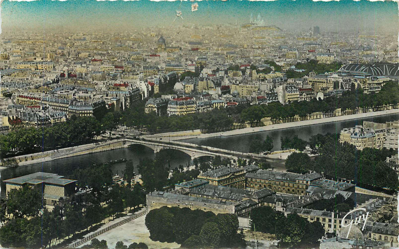 CPM Panorama sur Paris  vue prise de la Tour Eiffel 