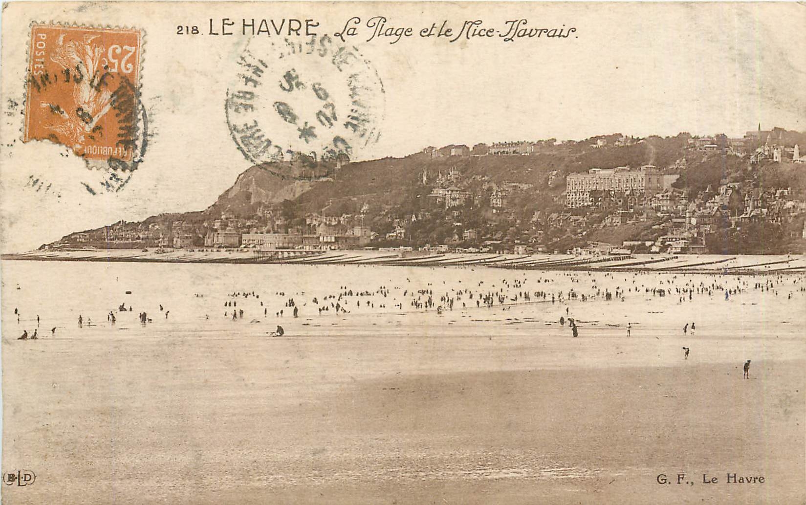 CPA Le Havre La Plage et le Nice Havrais 