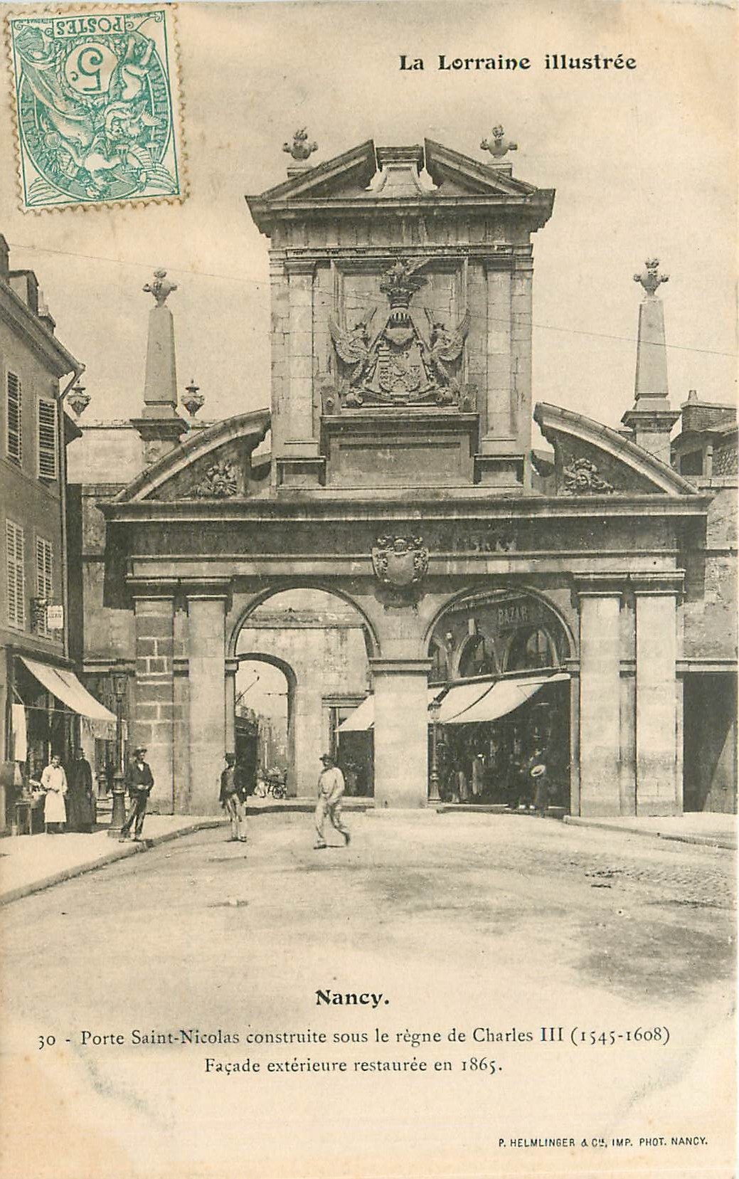Porte Saint-Nicolas — Nancy — La Lorraine illustrée, n°30