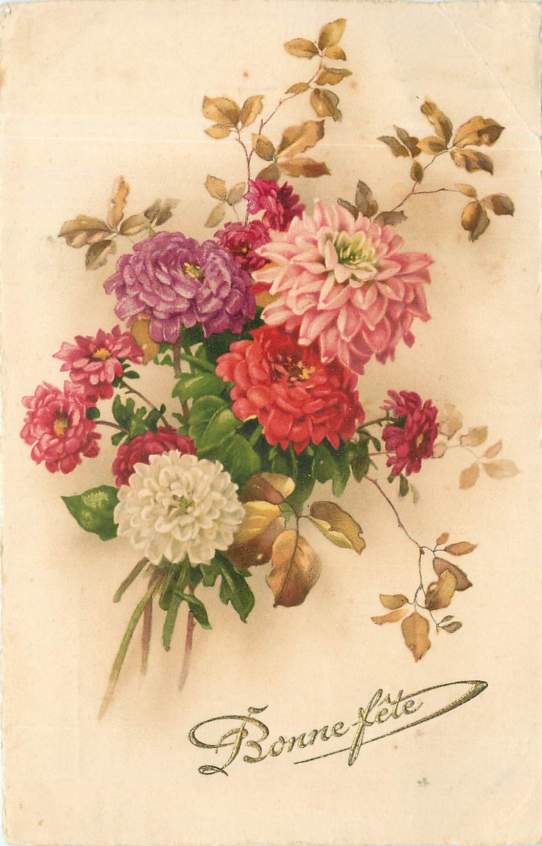 CPA Bonne Fete 