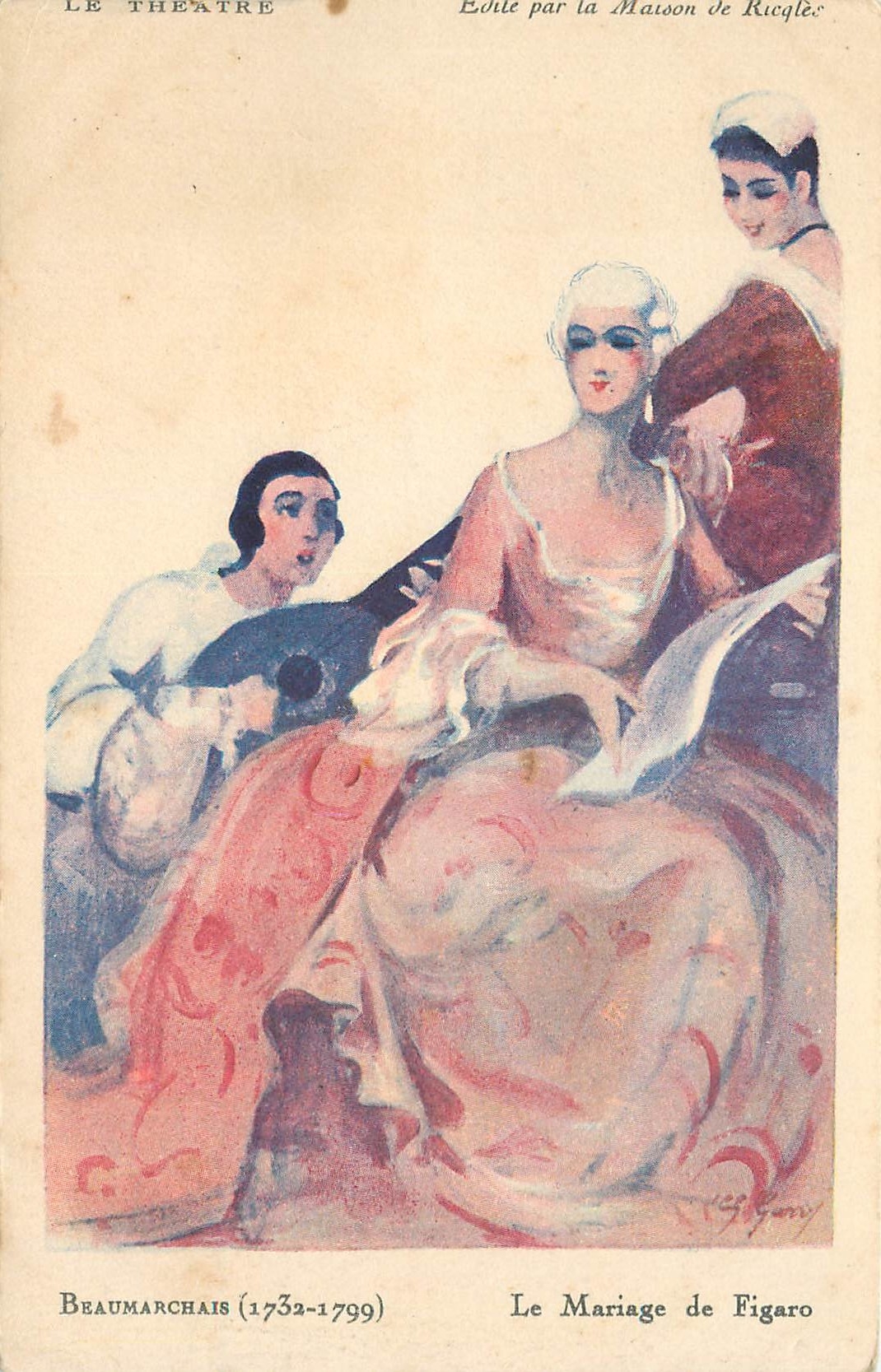 Le Mariage de Figaro — Beaumarchais (1732-1799) — Éditée par la Maison de Ricqlès
