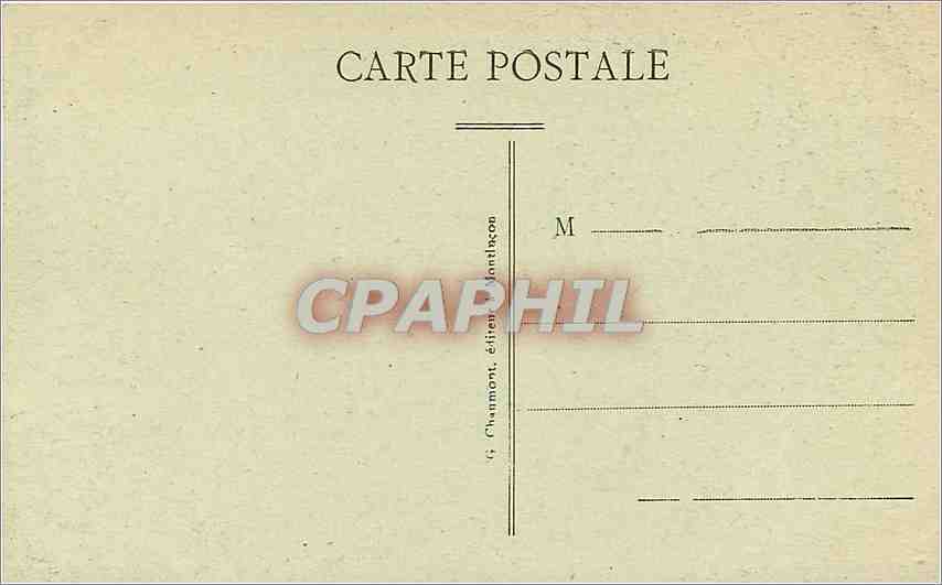 CPA Neris les Bains Allier La Chapelle Saint Joseph  — Rückseite