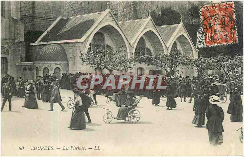 CPA Lourdes Les Piscines 
