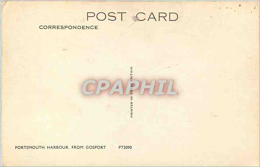 CPM Portsmouth Harbour from Gosport  — Rückseite