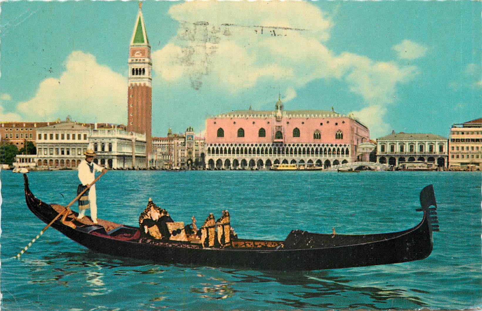 CPM Venezia Panorama et Gondole 