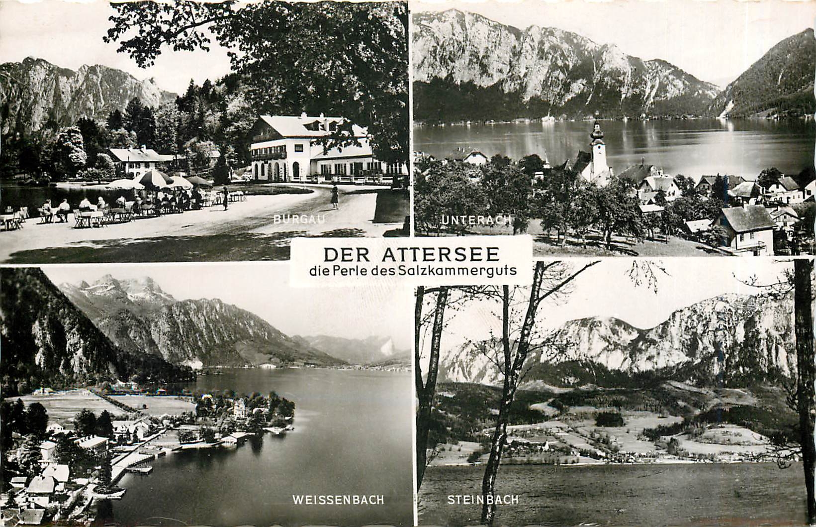 CPM Der Attersee die Perle Salz kammerguts 