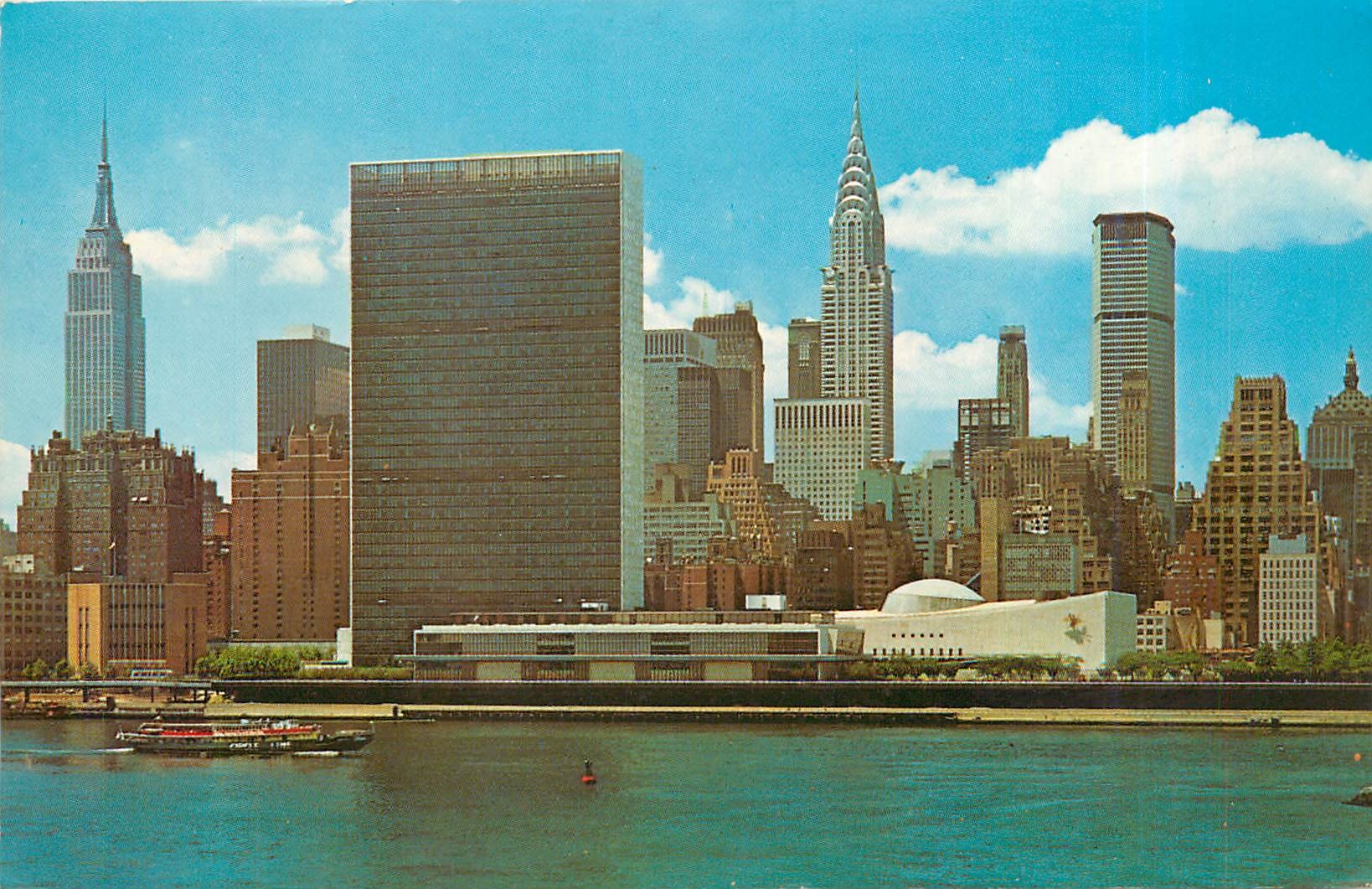 CPM United Nations Headquarters The Symbolic building rected in 1951 