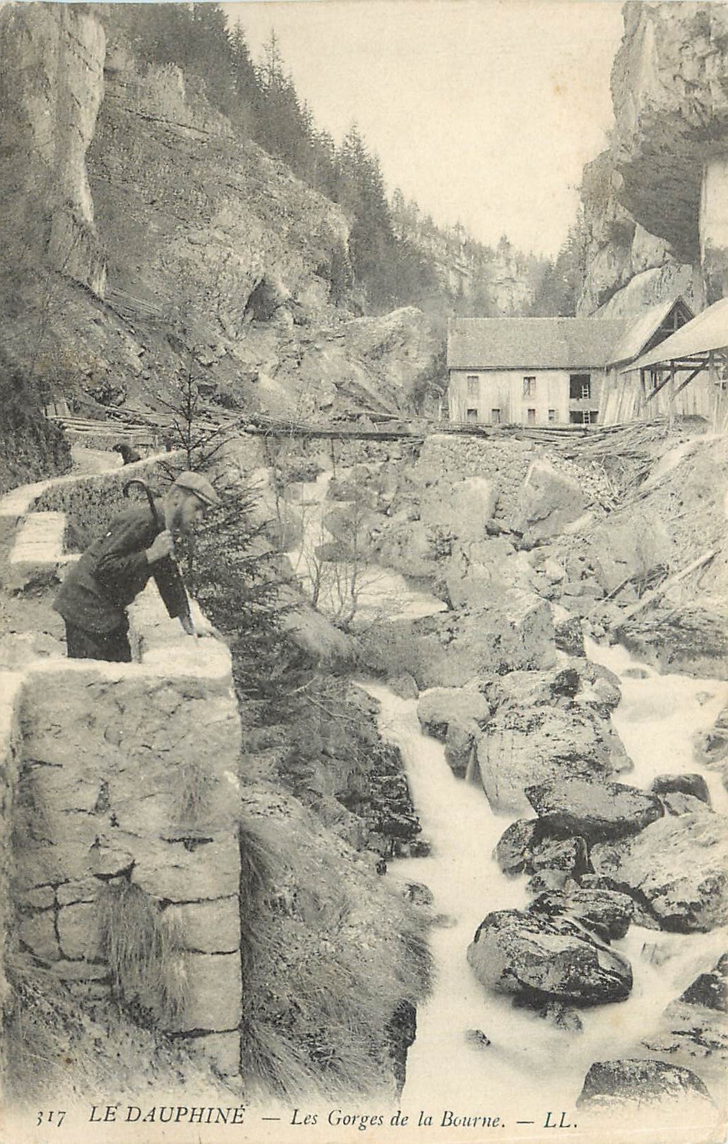 Die Schluchten der Bourne — LL. — 317 — LE DAUPHINÉ