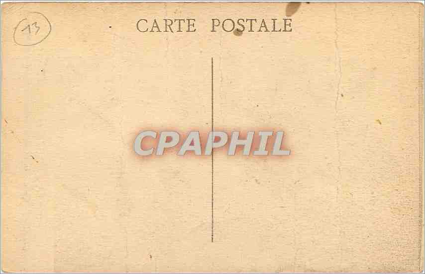 CPA Marseille Musee de Longchamp Gilbert Ecole Francaise Gueux en Ribotte  — Verso