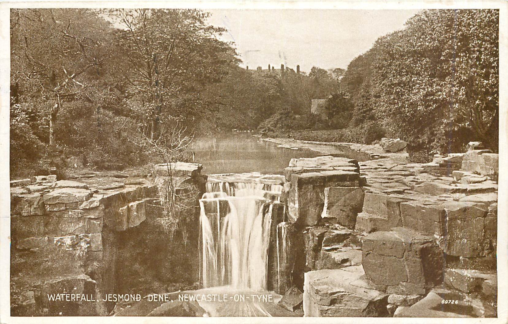 CPA Waterfall Jesmond Dene Newcastle on Tyne 
