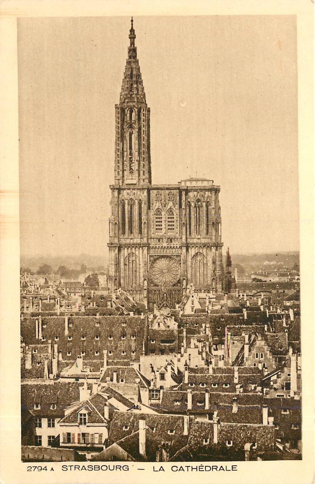 CPA Strasbourg La Cathedrale 