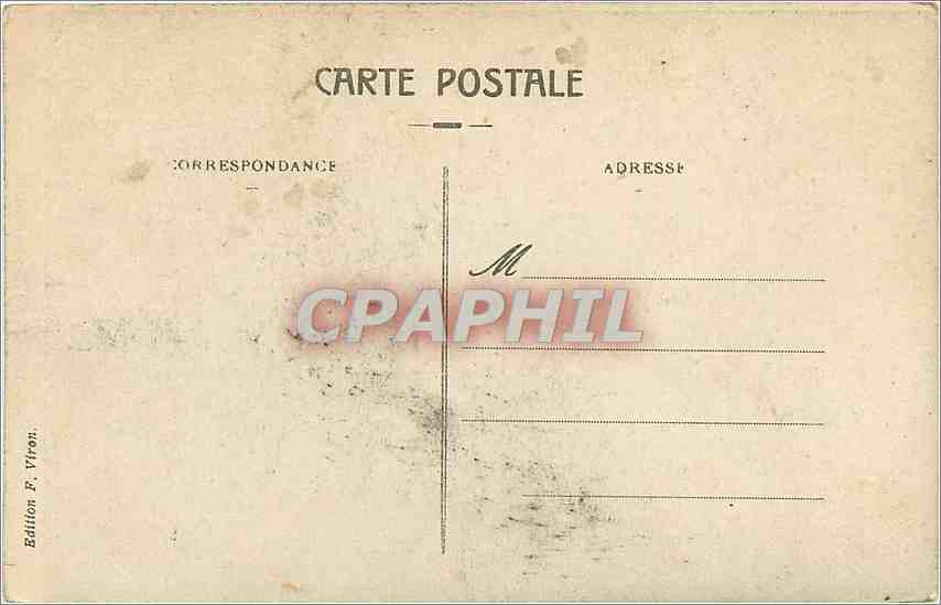 CPA Lourdes L'Apparition  — Rückseite