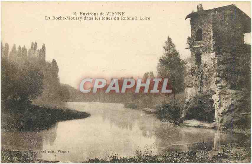 CPA Environs de Vienne La Roche Moussy dans les lones du Rhone a Loire 