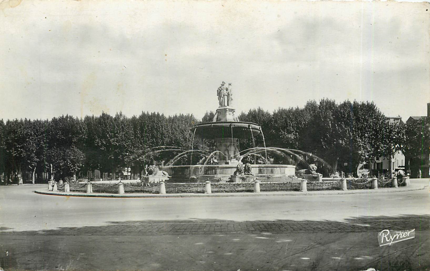 Aix-en-Provence — La Grande Fontaine — Ryner