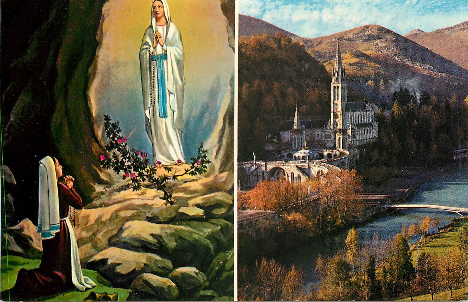 CPM Souvenir de Lourdes 