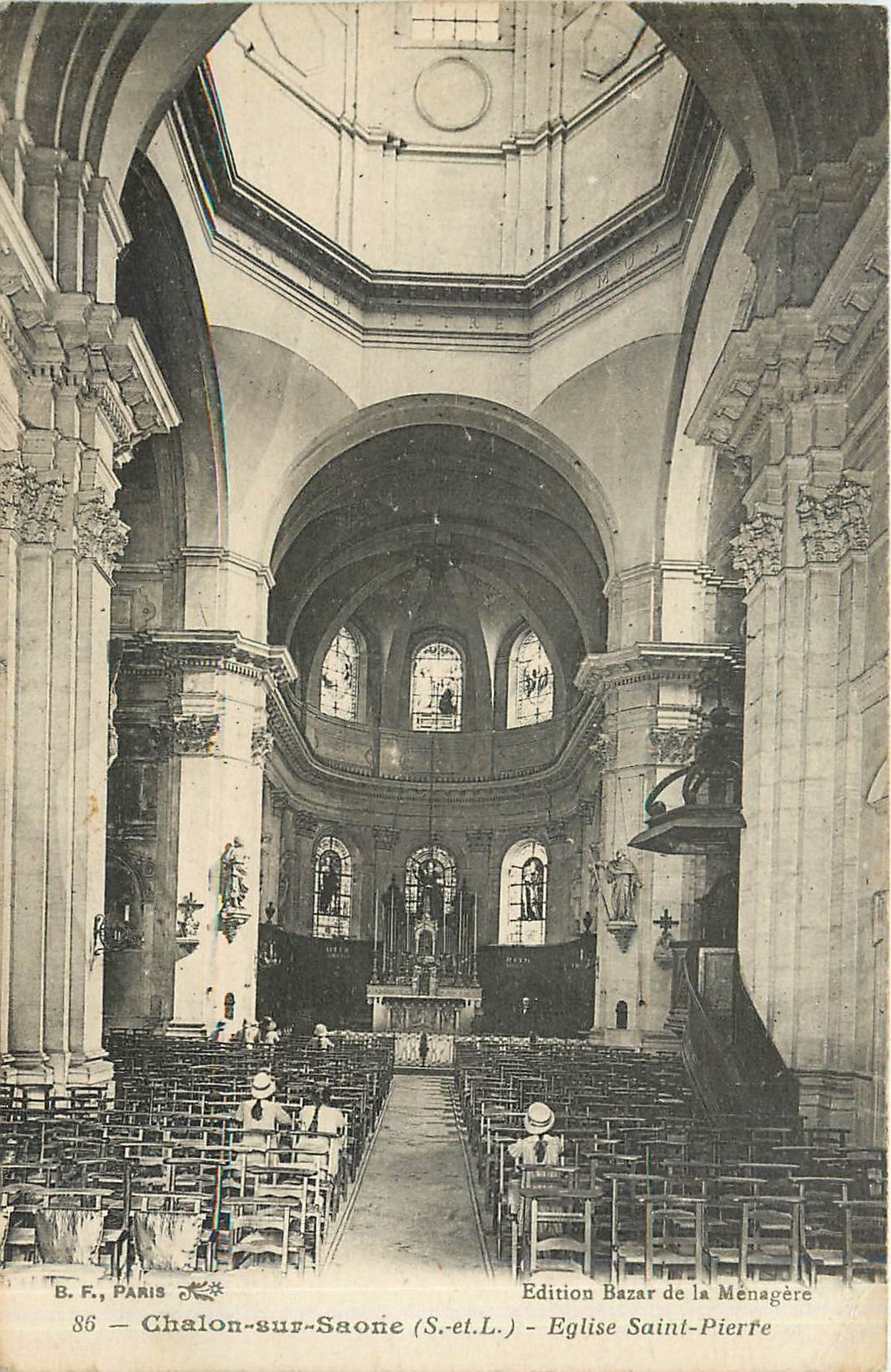 Église Saint-Pierre — Chalon-sur-Saône (S.-et-L.) — Édition Bazar de la Ménagère