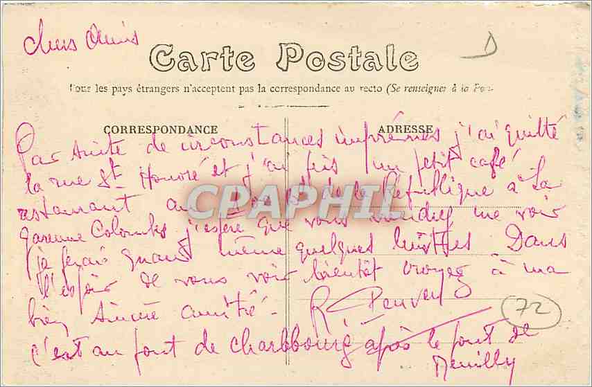 CPA Les Alpes Mancelles Saint Leonard des Bois Un Coin sur la Sarthe  — Rückseite