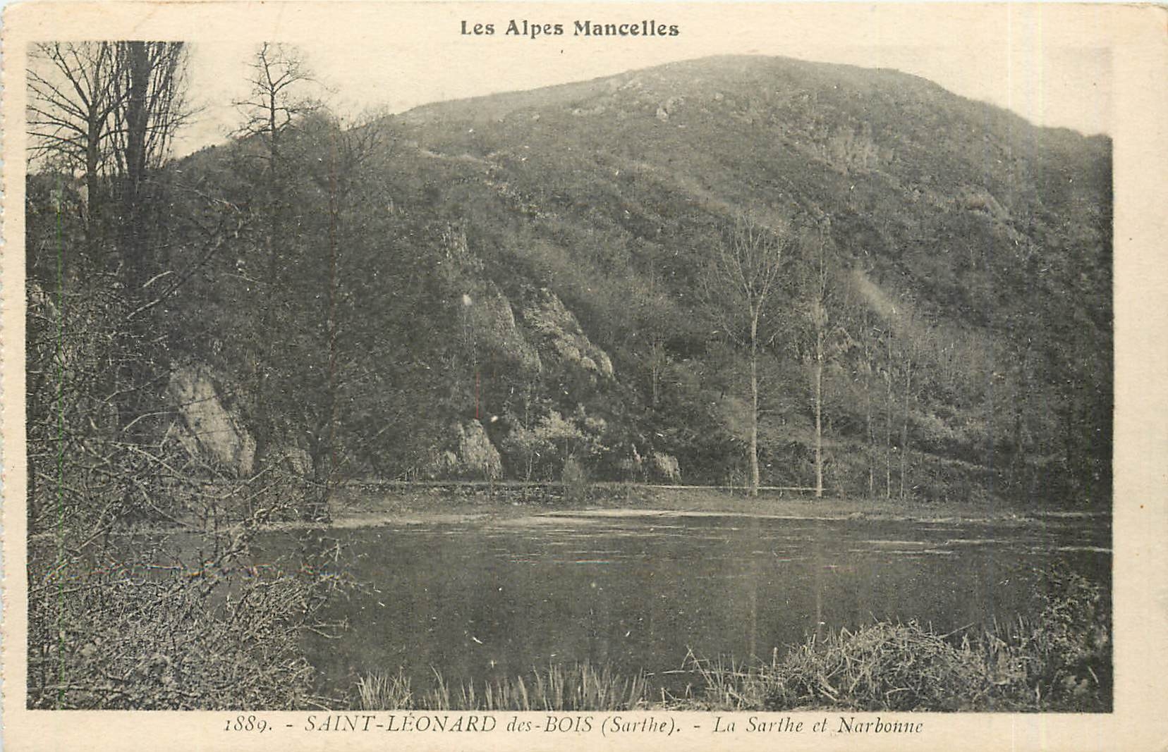 CPA Les Alpes Mancelles Saint Leonard des Bois Sarthe La Sarthe et Narbonne 