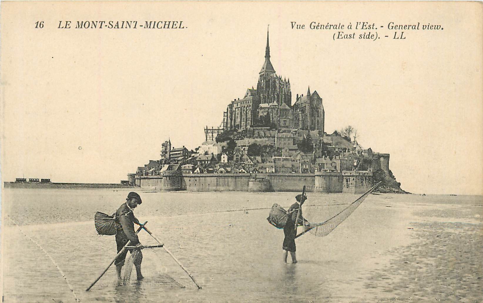 Le Mont-Saint-Michel — Vue Générale à l'Est — LL