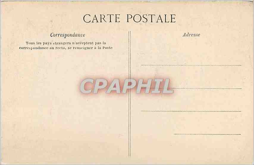CPA Mont Saint Michel Galerie du Cloitre  — Verso