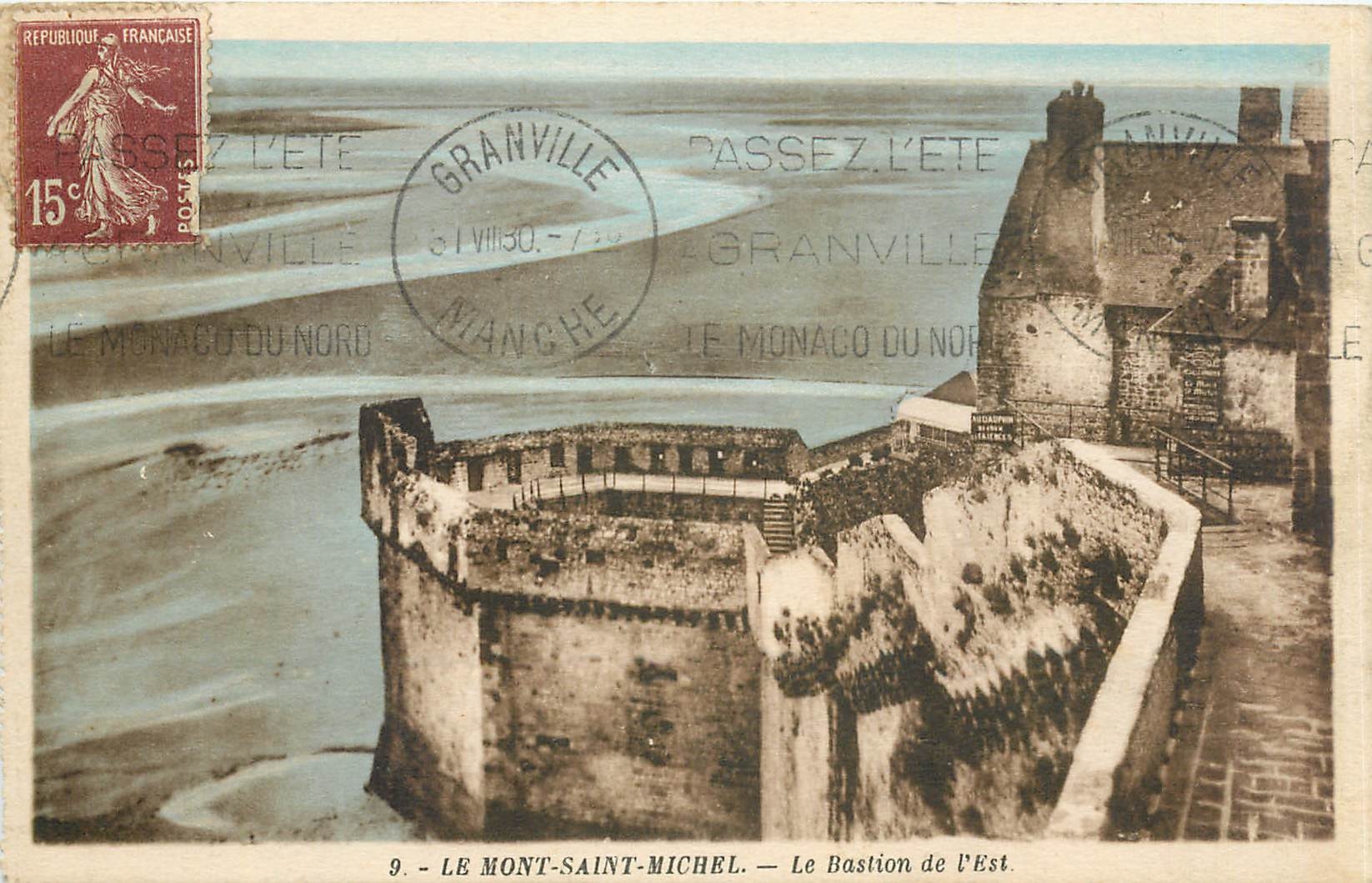 CPA Le Mont Saint Michel Le Bastion de l'Est
