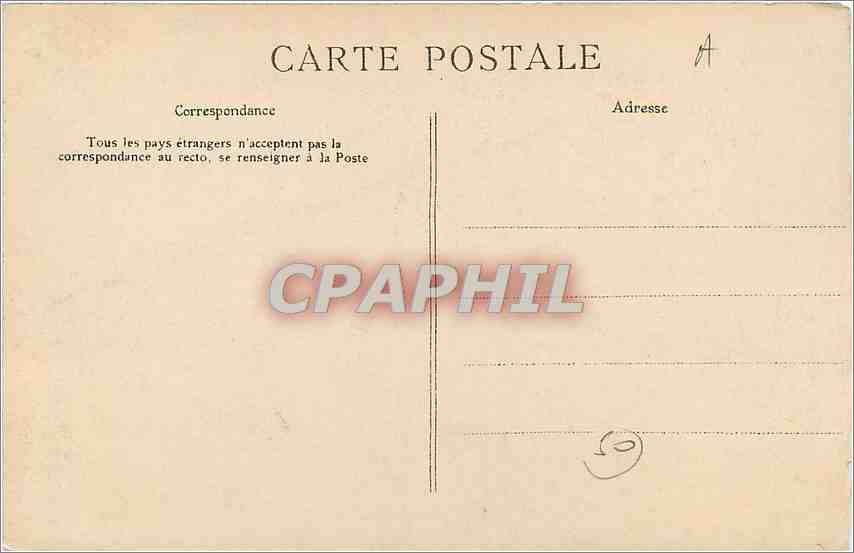 CPA Mont Saint Michel Galerie du Cloitre  — Rückseite