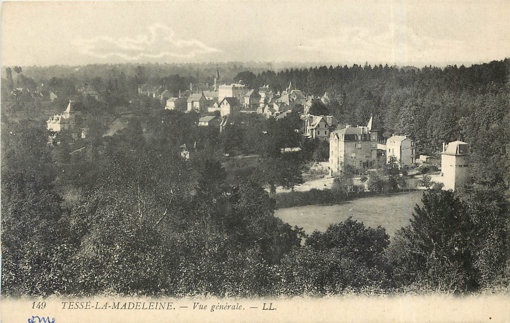 CPA Tesse la Madeleine Vue generale 