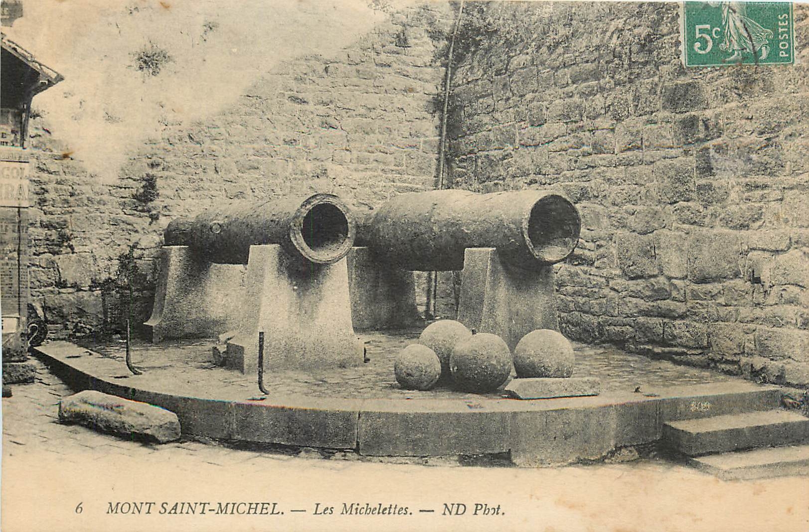 CPA Mont Saint Michel Les Michelettes 