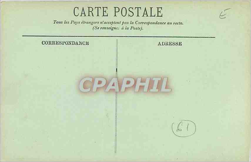 CPA L'Orne Pittoresque Trois Monts Deversoir du Moulin du Pray  — Rückseite