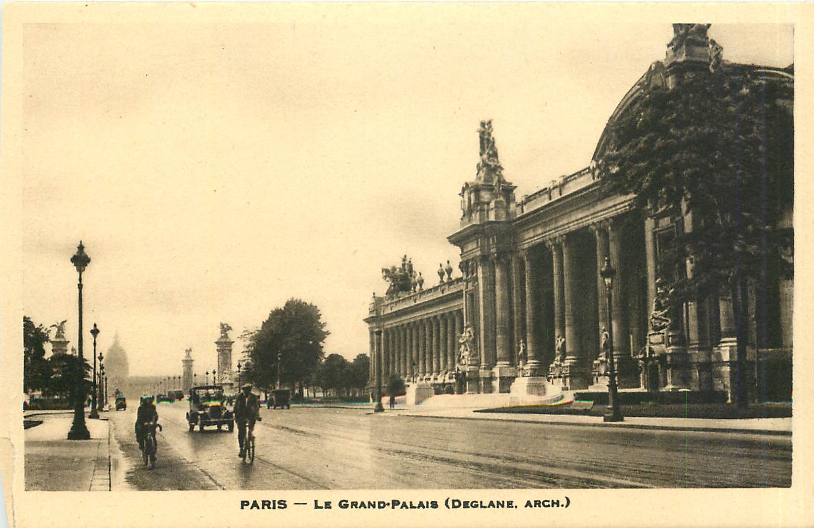 CPA Paris Le Grand Palais Deglane Arch 