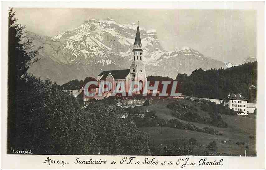 CPA Annecy Sanctuaire de St F de Sales et de Ste J de Chantal 