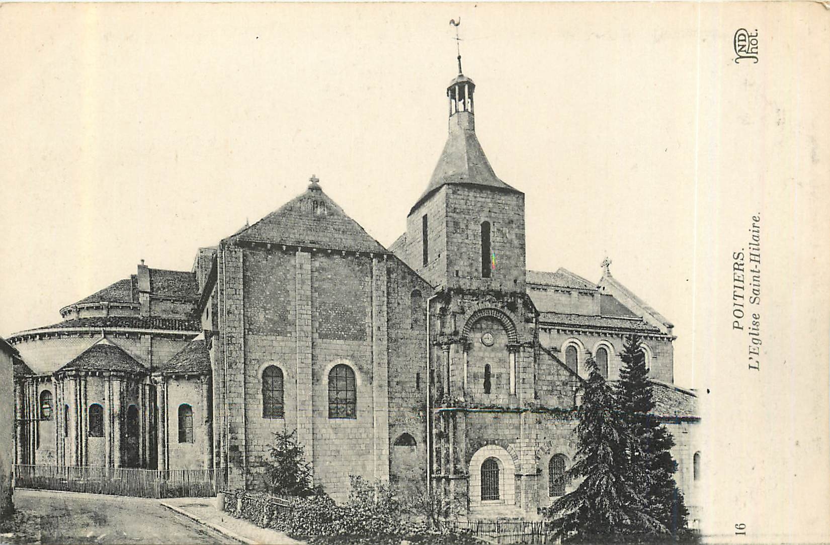 CPA Poitiers l'Eglise Saint Hilaire 