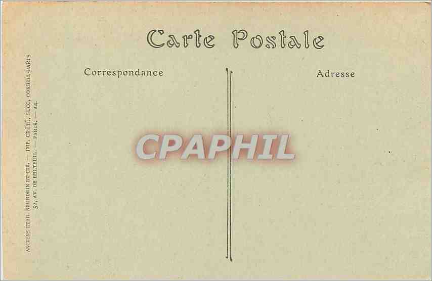 CPA Poitiers l'Eglise Saint Hilaire  — Verso