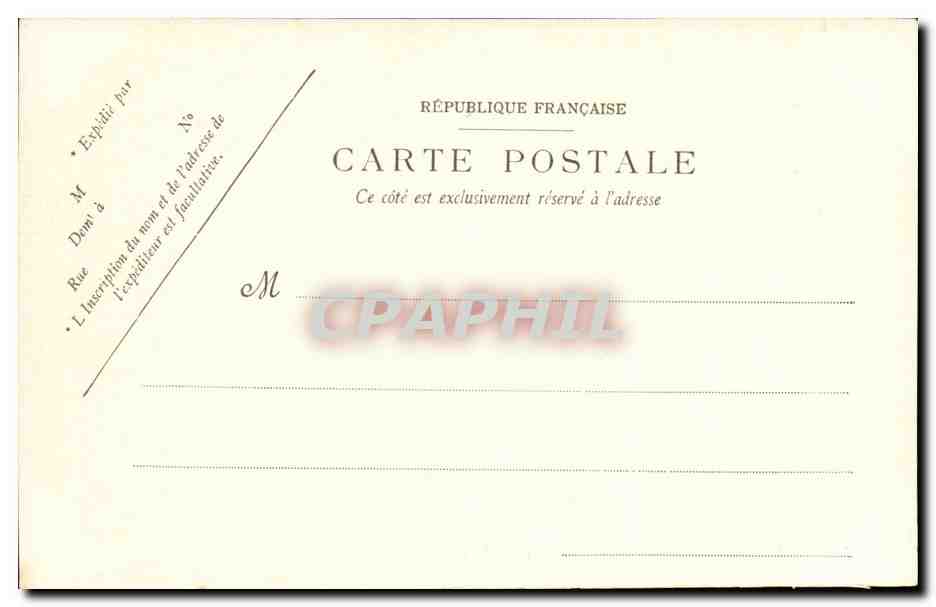 Paris - 6 - L'Ecole des Beaux Arts - CPA  — Rückseite