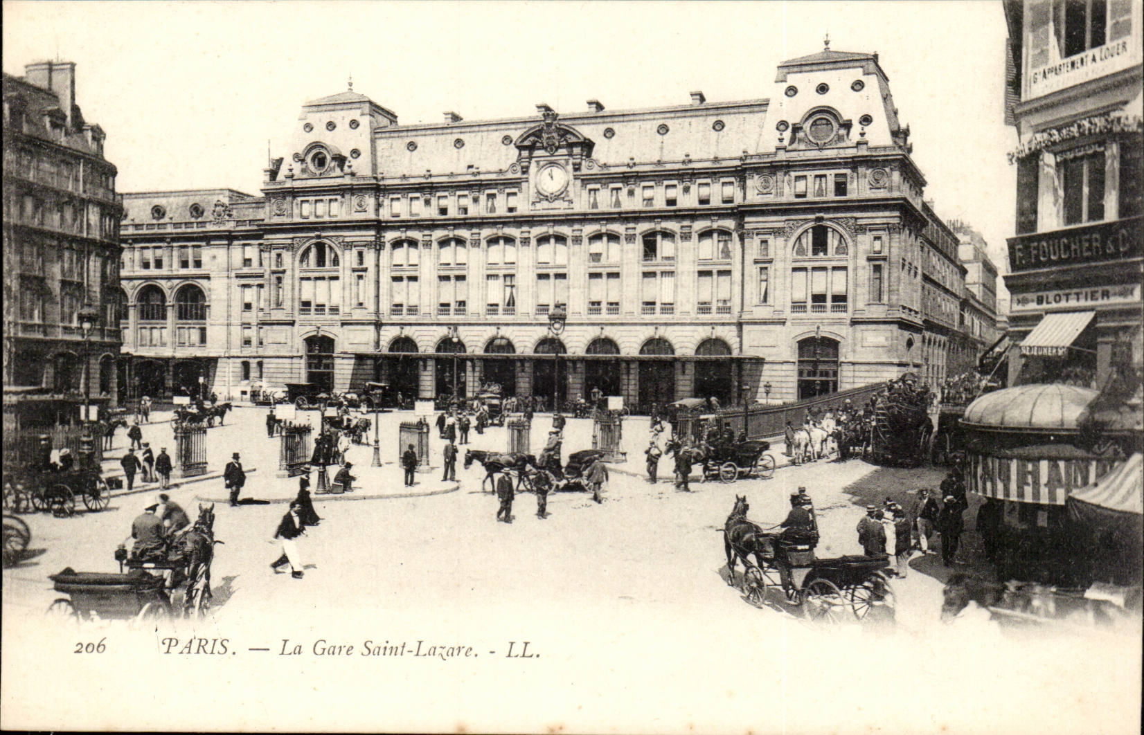 Paris — La Gare Saint-Lazare — LL. n° 206