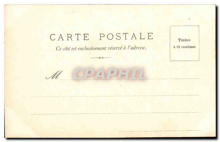 Paris -10 - Gare du Nord- CPA  — Rückseite
