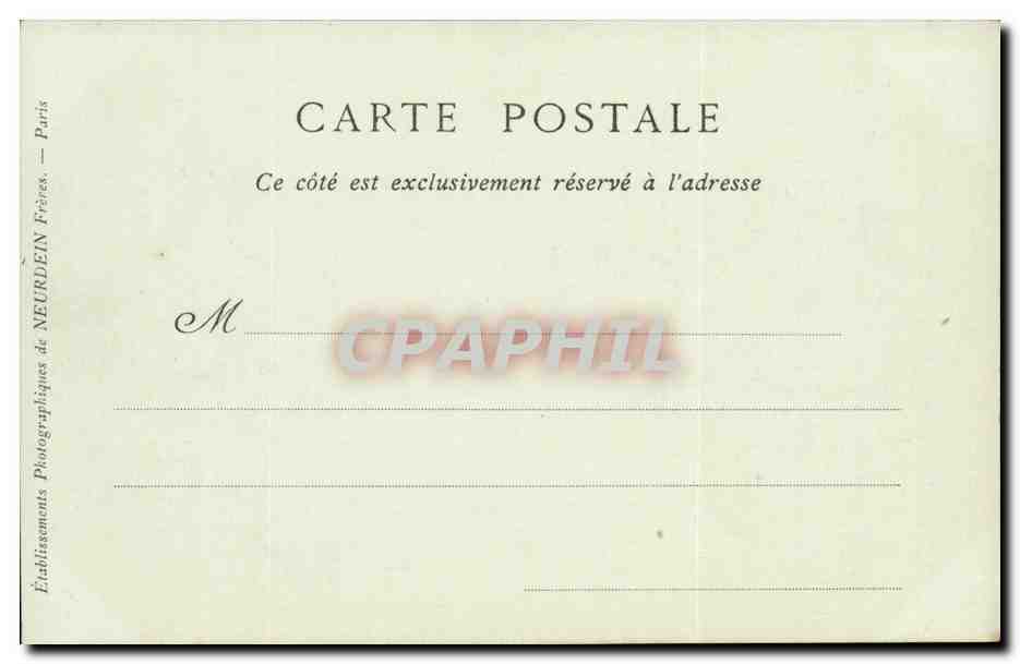 Versailles - Palais de Versailles - La Chapelle - CPA  — Rückseite