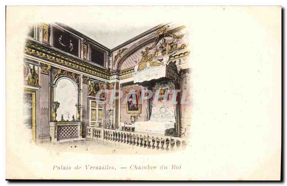 Versailles - Palais de Versailles - Chambre du Roi - CPA 